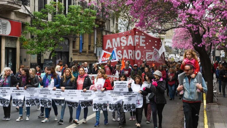 Los docentes nucleados en Amsafé paran este jueves contra la reforma previsional