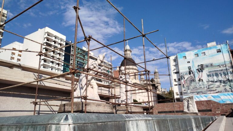 La recuperación del pasaje Juramento se puso en marcha con el foco en las esculturas