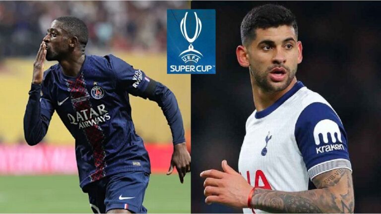 El PSG enfrenta al Tottenham por la Supercopa de Europa: hora, TV y formaciones