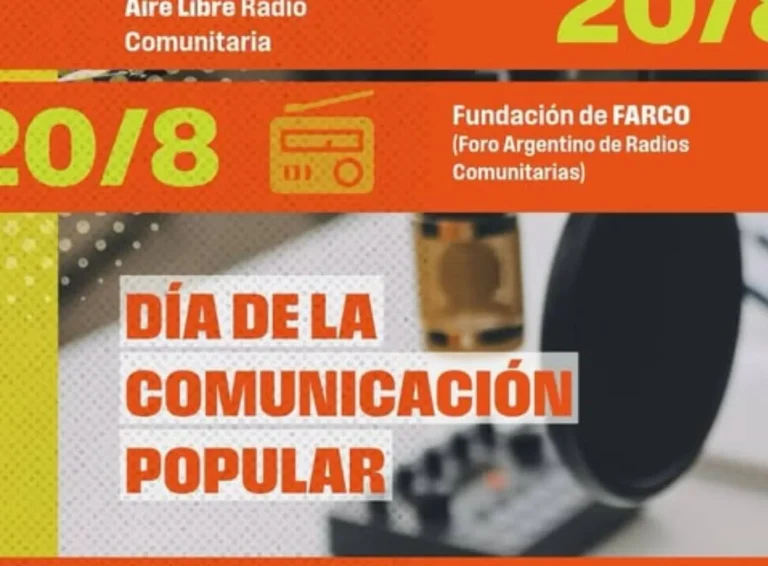Este 20 de agosto se celebra el Día de la Comunicación Popular