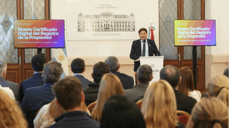 Santa Fe digitaliza completamente el certificado del Registro de la Propiedad