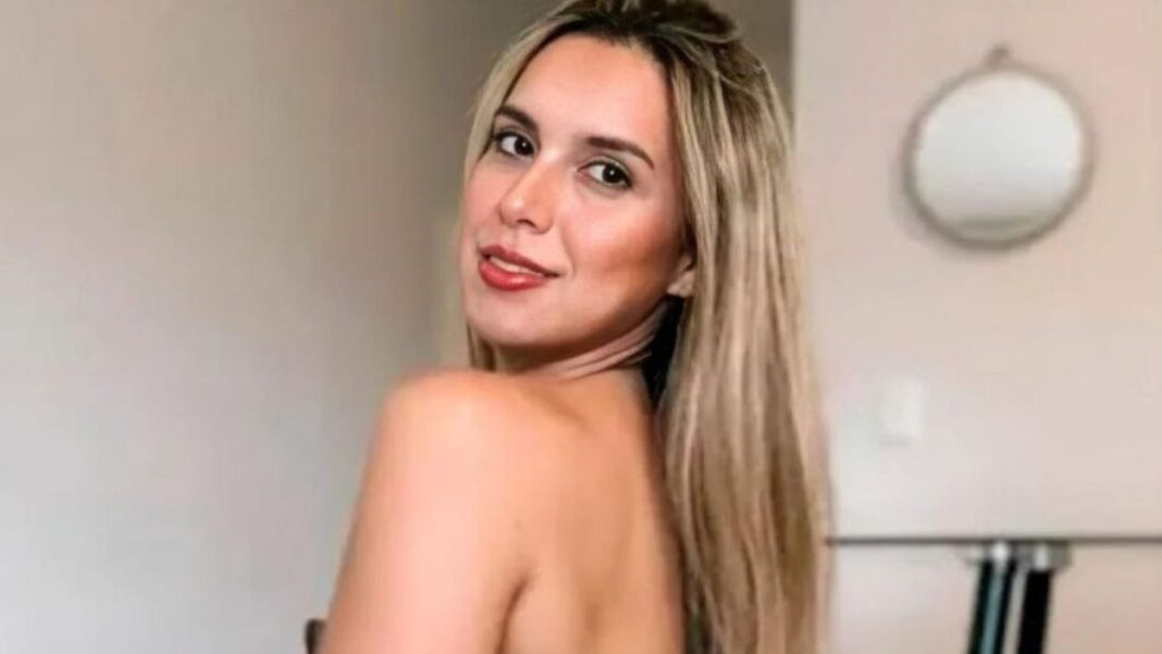 Agostina Páez, abogada argentina, en audiencia judicial en Brasil.