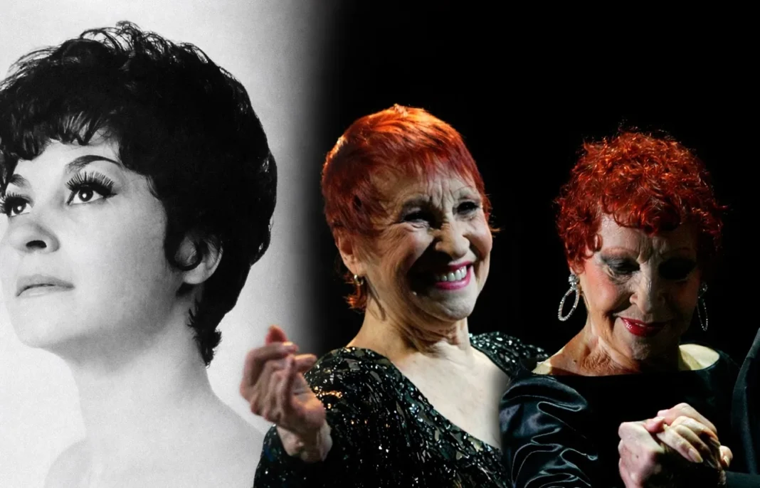 María Nieves, bailarina de tango, en una pose de baile junto a Juan Carlos Copes.