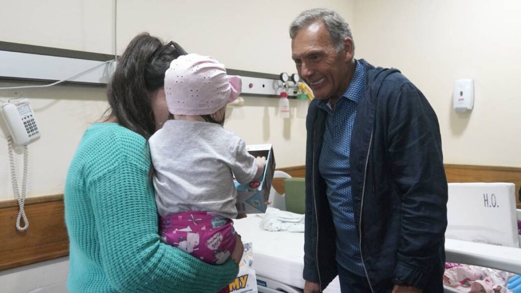 Imagen referencial de Miguel Ángel Russo o del Hospital de Niños Vilela en Rosario.