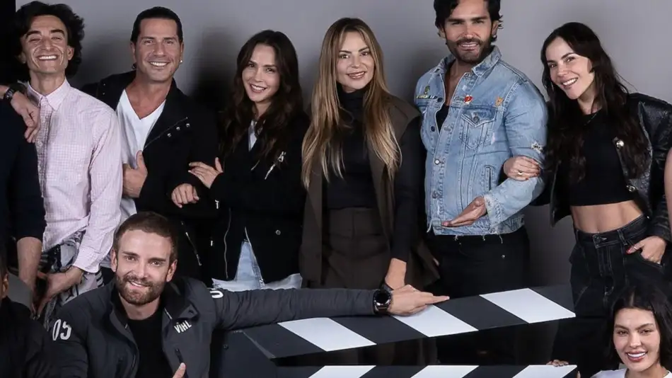 Ilustración genérica de un set de grabación de televisión o cine.