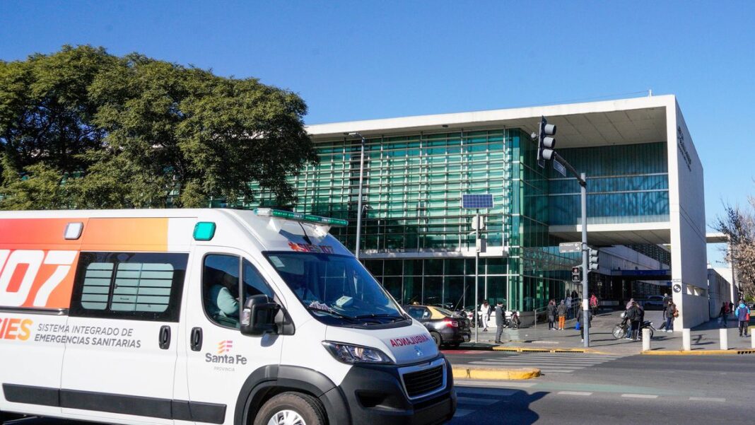 Zona del barrio Empalme Graneros en Rosario, Santa Fe