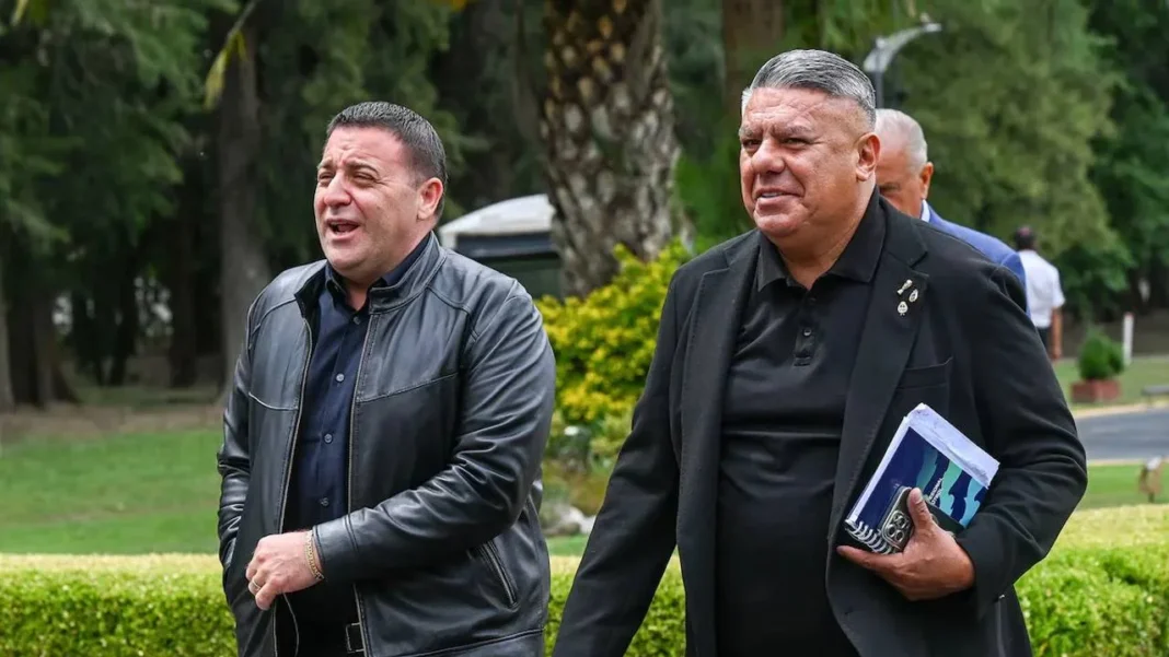 Claudio 'Chiqui' Tapia, presidente de la AFA, en una conferencia de prensa.