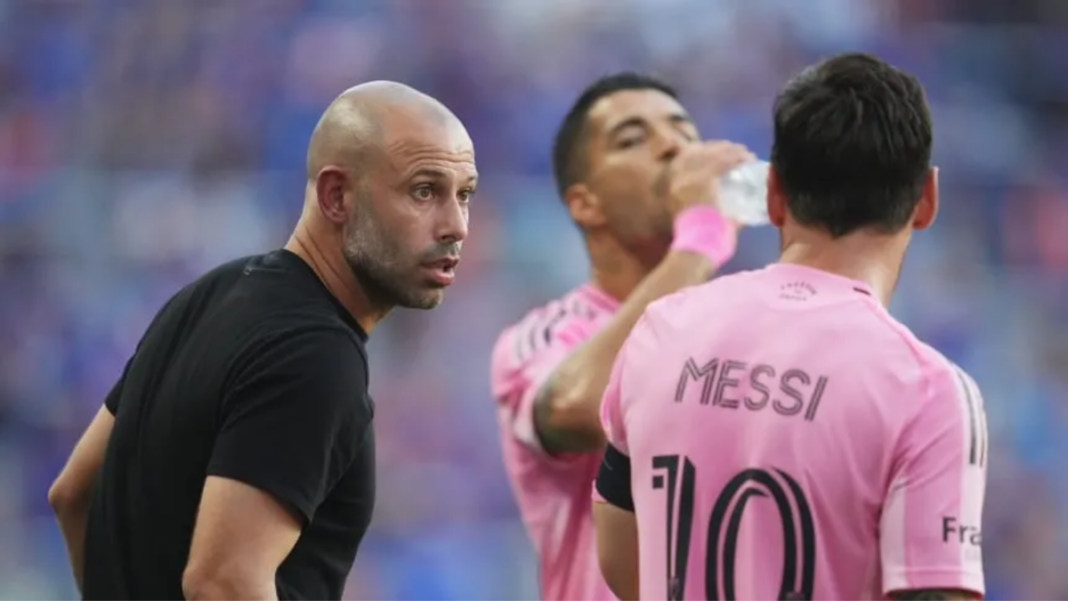 Javier Mascherano durante su etapa como entrenador de Inter Miami.