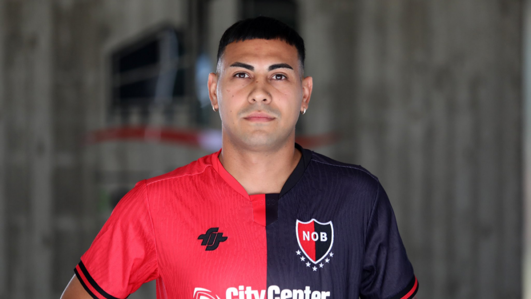 Oscar Salomón, defensor de Newell's Old Boys, durante una entrevista.