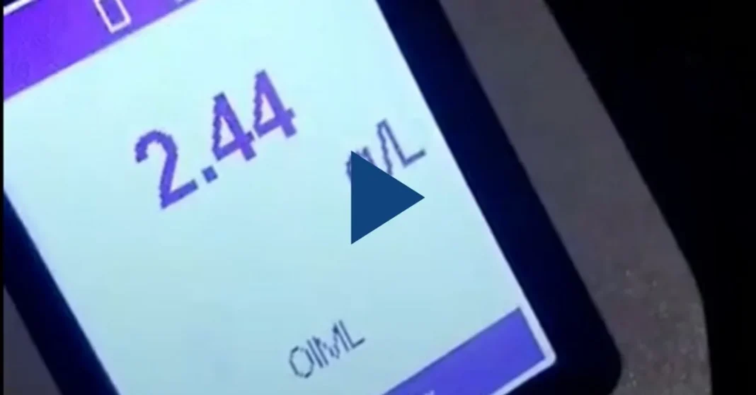 Operativo de control de alcoholemia de la ANSV en ruta