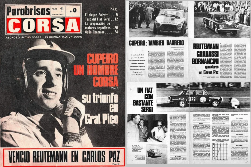 Portada histórica del número cero de la Revista CORSA, conmemorando sus 60 años.