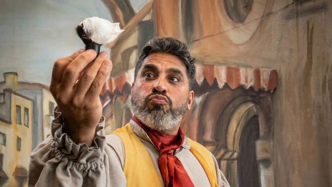 Elenco y producción de la ópera 'El barbero de Sevilla' en el Teatro El Círculo de Rosario.