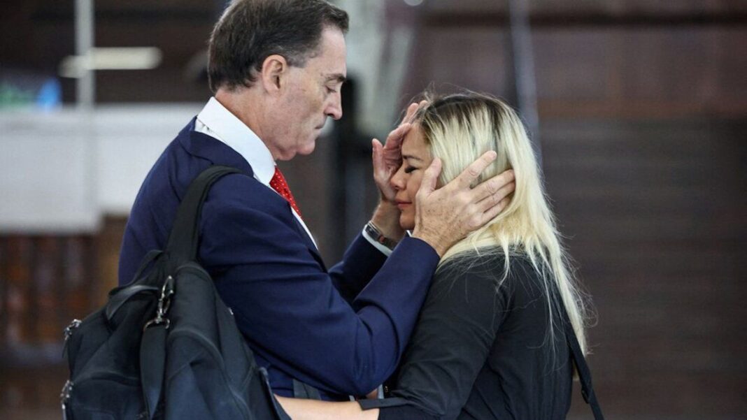Verónica Ojeda declarando en el juicio por la muerte de Diego Maradona