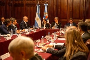 Reunión de jueces federales con Mahiques y Rosatti en el Palacio de Justicia