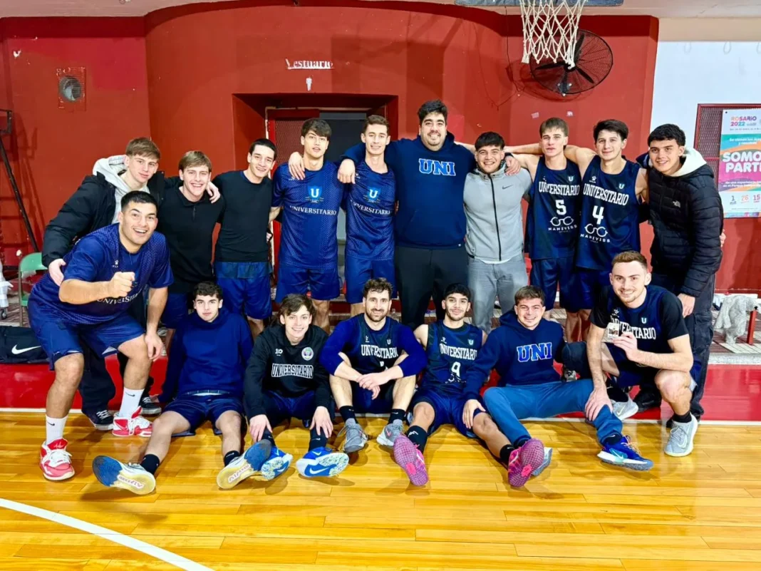 Partido de básquet en Rosario